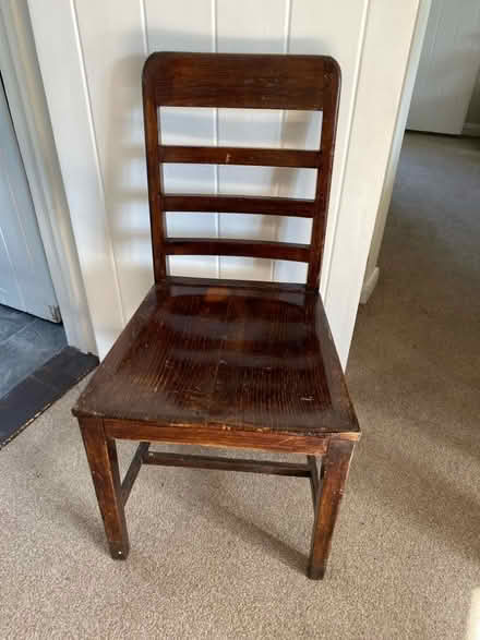 Photo of free Wooden chair (Faulkbourne CM8) #1