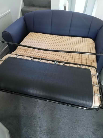Photo of free Dark blue double sofabed (Sheffield S12) #4