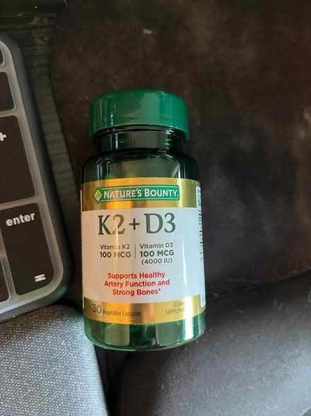 Photo of free 30 K2+D3 supplement capsules (downtown Edmonds) #1