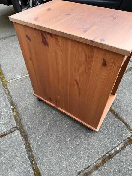 Photo of free Computer cupboard on castors (Formby L37) #2