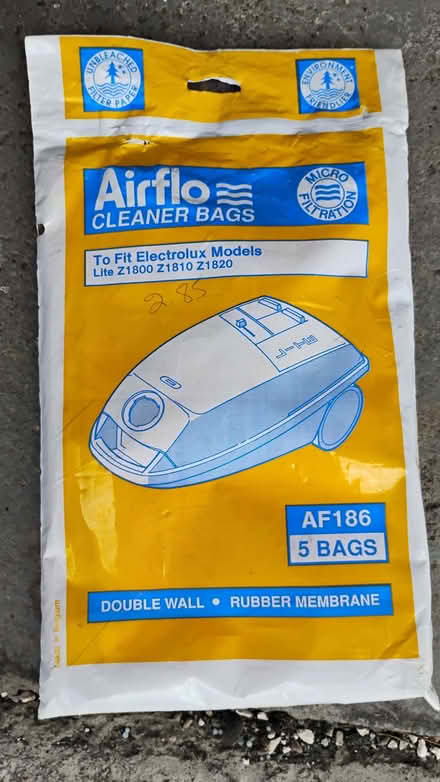 Photo of free Vacuum cleaner bags and spares (Trinity EH5) #2
