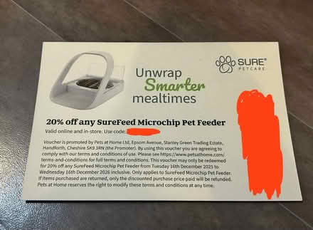 Photo of free Pet voucher 20% off (Jennetts park RG12) #2