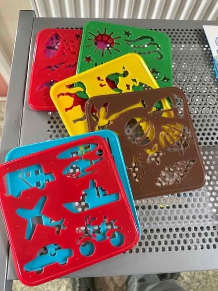 Photo of free Various plastic stencils (Bromham) #1