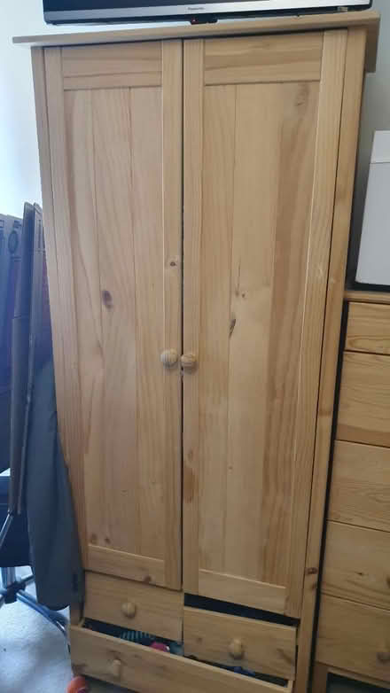 Photo of free Wooden wardrobe (needs some TLC) (North Acton) #1