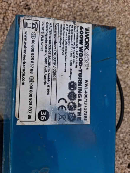 Photo of free Wood turning lathe (GL14) #3