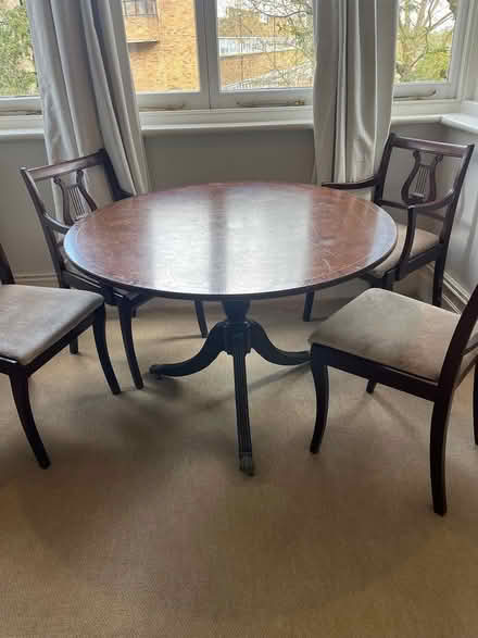 Photo of free Antique Victorian round table (Upper Holloway N19) #3
