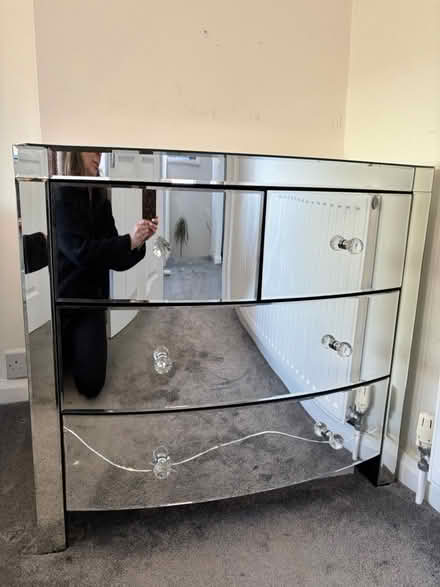 Photo of free Mirrored chest of drawers (Yardley Wood B14) #1