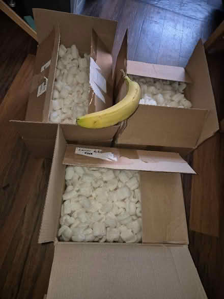 Photo of free 3x boxes of packing peanuts (Norton Hammer S8) #3