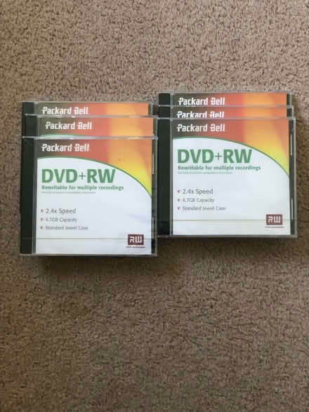 Photo of free 4 new 4.7GB DVD+RW discs (Wood Farm OX3) #1
