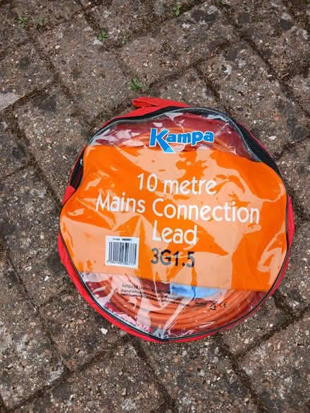 Photo of free KAMPA Mains connection lead 3G1.5 (East bergholt CO7) #1