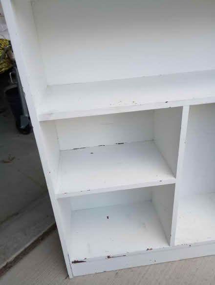Photo of free bookshelf, rope light, black mirror (55th & Main) #4