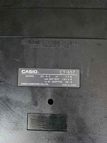 Photo of free Casio CT-657 keyboard (Drayton OX14) #2