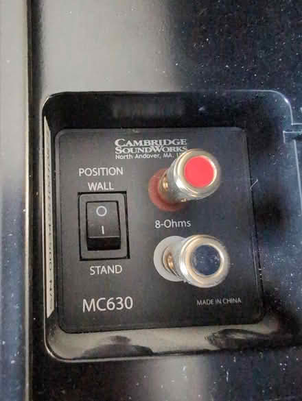 Photo of free Cambridge Soundworks MC630 Speakers (Salem, NH) #2