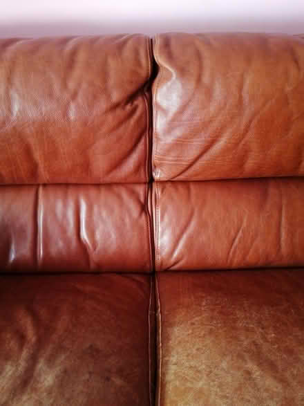 Photo of free Leather sofa (Dublin 7) #1