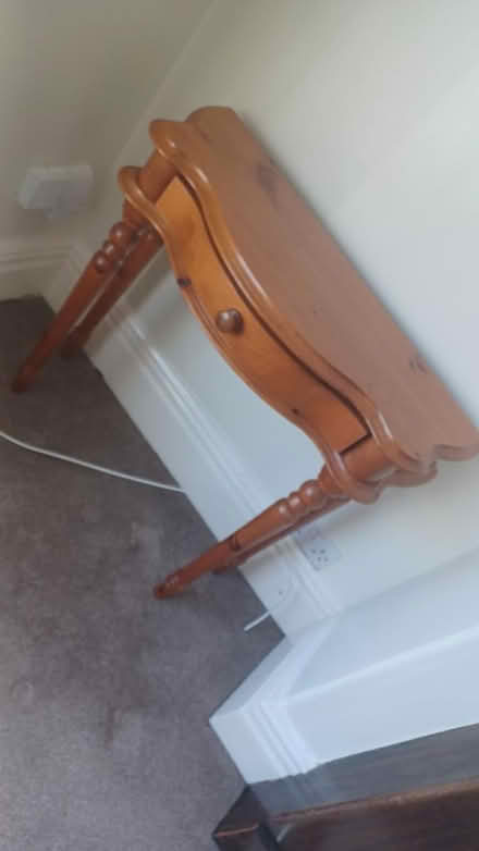 Photo of free Wooden side table (Bradshaw) #1