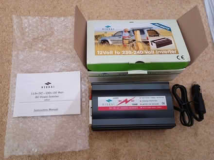 Photo of free Nikkai QM80 150W 12V to mains inverter - hardly used (Knaresborough HG5) #1