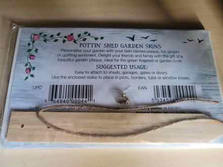 Photo of free Garden sign (Shenley Fields B29) #2