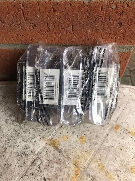 Photo of free 8 new business card holders (for desk top / reception) (Wood Farm OX3) #1