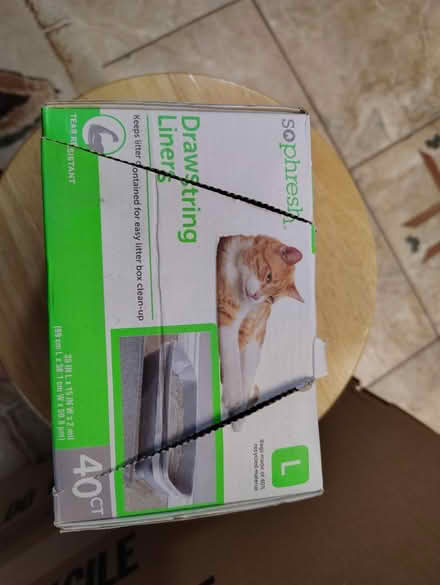 Photo of free Cat box draw string bags (NE Heights: Juan Tabo - Menaul) #1