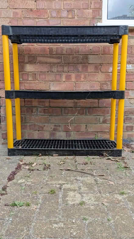 Photo of free Sturdy plastic shelving (Upper Gravenhurst MK45) #2