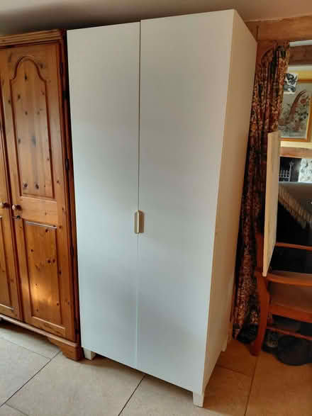 Photo of free White ikea waldrobe (Ashmead Green GL11) #1