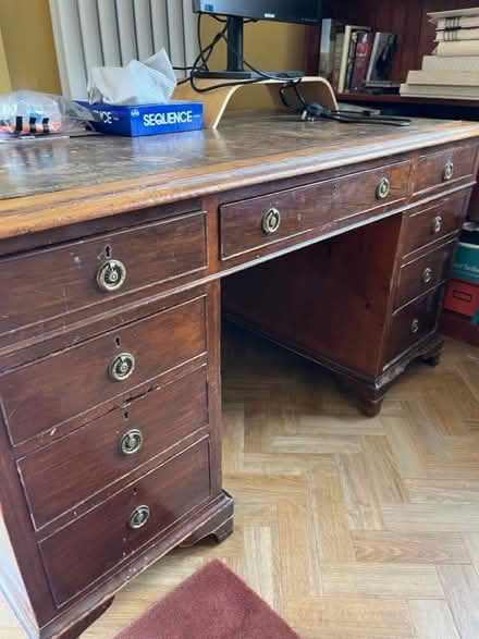Photo of free Original 1950s bank clerk’s desk (Chislehurst BR7,) #2