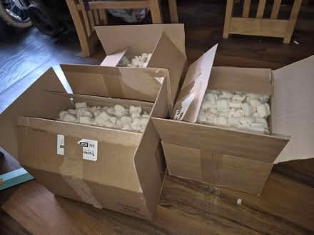 Photo of free 3x boxes of packing peanuts (Norton Hammer S8) #2