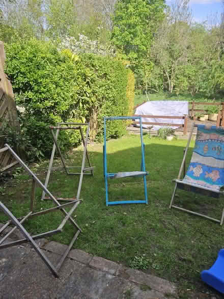 Photo of free Deck chair bases for upcycling (SL6 maidenhead) #1