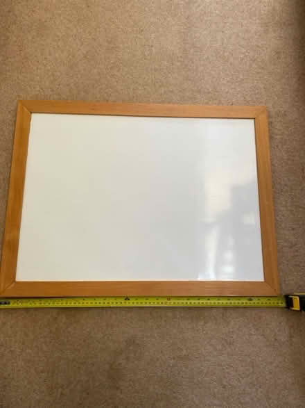 Photo of free Magnetic white board in beech frame (Odd Down) #1