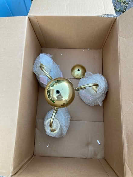 Photo of free Light fixtures (2) vintage/Old (10470 Woodlawn) #2