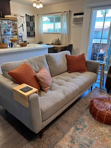 Photo of free 79” Comfy Grey Couch (Pasadena) #3