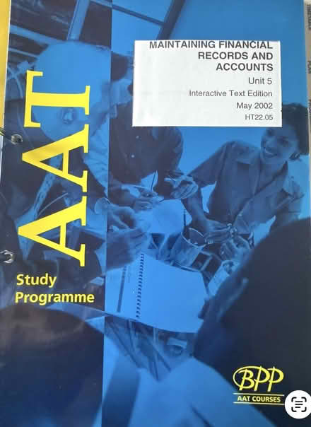 Photo of free AAT course books (Droitwich) #3
