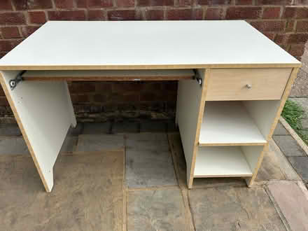 Photo of free White Ikea Desk (kingston upon thames, KT2) #1