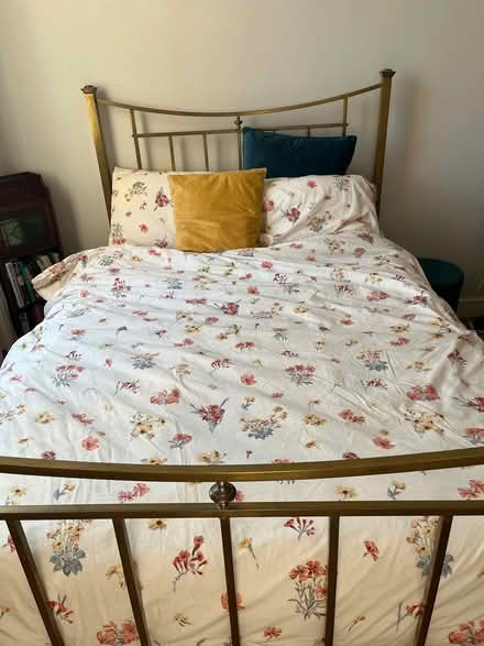 Photo of free Brass bed + Matress (Upper Holloway N19) #1