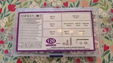 Photo of free M8 Hexagon screw nut gasket set (Downham BR1) #1