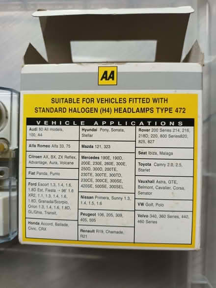 Photo of free Car Light Bulb Selection (Kenilworth CV8) #4