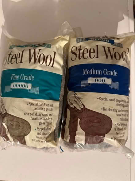 Photo of free Steel wool fine and medium new (Salford M30) #1