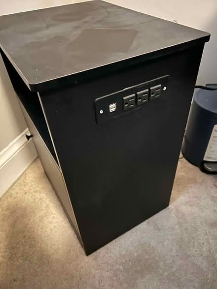 Photo of free 2 black electric nightstands (Congress Heights, SE DC) #2