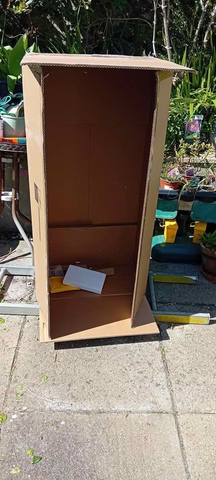 Photo of free Large sturdy cardboard box (Eastbourne BN22 7LP) #1
