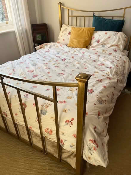 Photo of free Brass bed + Matress (Upper Holloway N19) #2