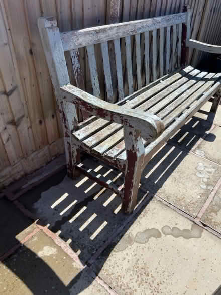 Photo of free Large garden bench, 2 (Scarisbrick new road PR8) #2