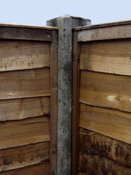 Photo of free 9’ concrete slotted end/corner post (Po12) #2