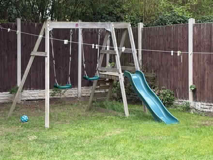 Photo of free Plum swing and slide set (Moseley B13) #1