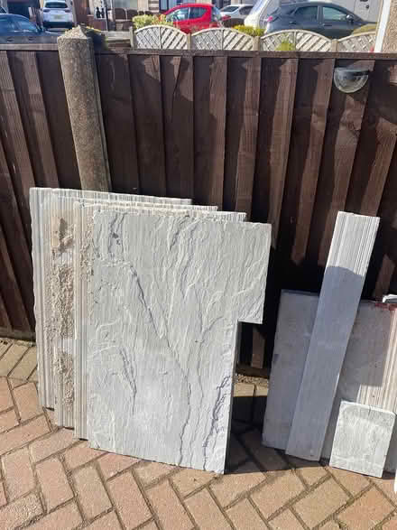 Photo of free Indian grey stone slabs brick sets (Lancaster, scale hall LA1) #2