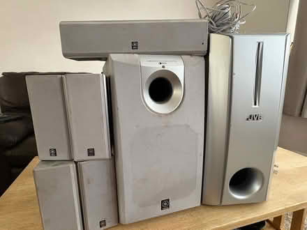 Photo of free Surround sound speakers and 2 subs (Mytchett) #1