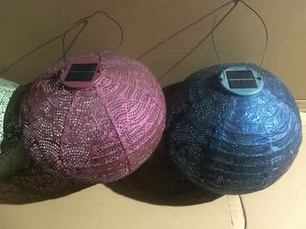Photo of free Garden outdoor Solar LED Lanterns. (Exhall CV7) #3