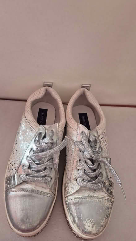 Photo of free Lemonade White and silver shoes size 6 (Round Green LU2) #1