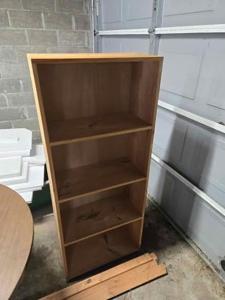 Photo of free Bare wood (pine) bookshelves (North Tacoma) #2