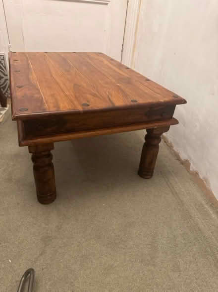 Photo of free Sheesham Rosewood Coffee Table (Woodside SE25) #2