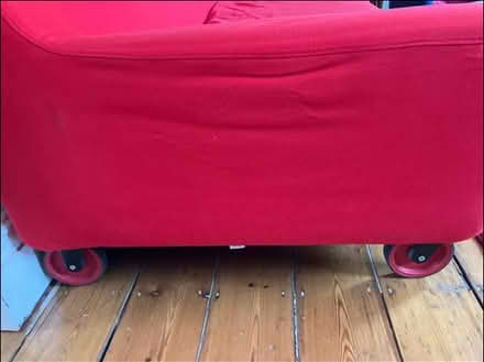 Photo of free IKEA Sofa red cover (West Hampstead NW6) #2